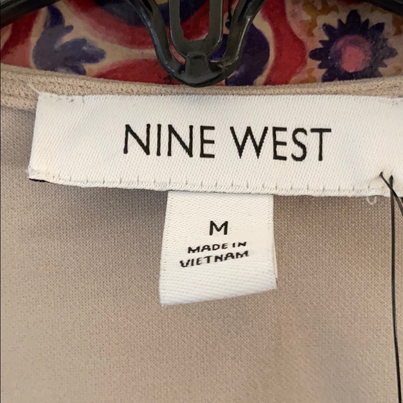 BNWT NineWest Duster coat tan ladies size M - Picture 8 of 10